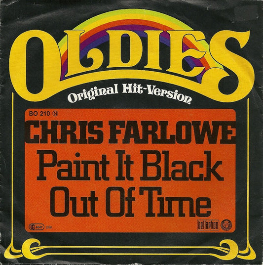 Chris Farlowe : Paint It Black / Out Of Time (7", Single)