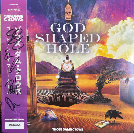 Those Damn Crows : God Shaped Hole (LP, Album, Cle)