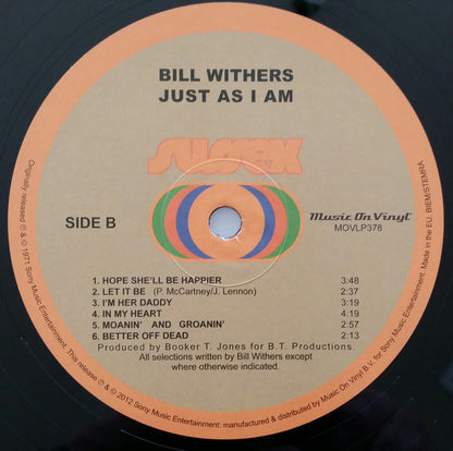 Bill Withers : Just As I Am (LP, Album, RE, RM, 180)