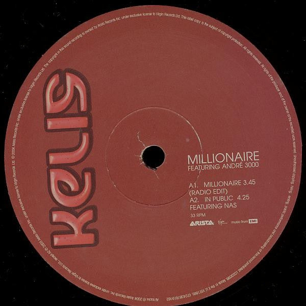 Kelis : Millionaire (12")