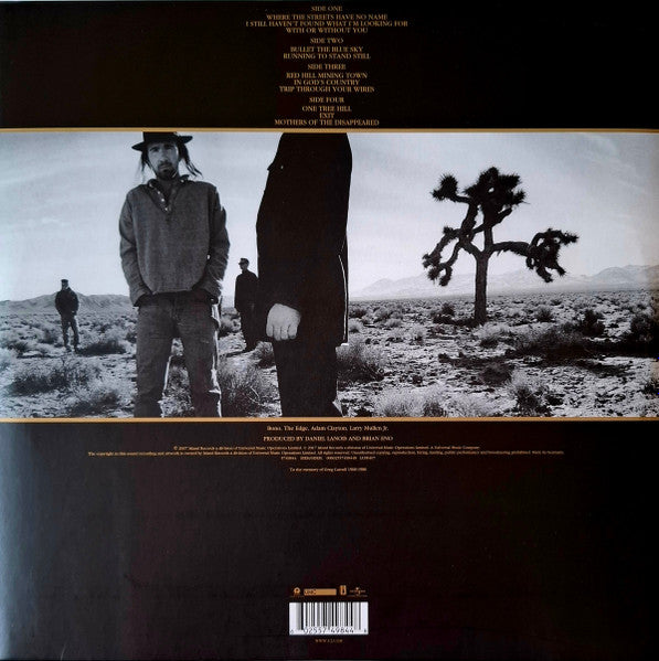 U2 : The Joshua Tree (2xLP, Album, RE, RM, Gat)