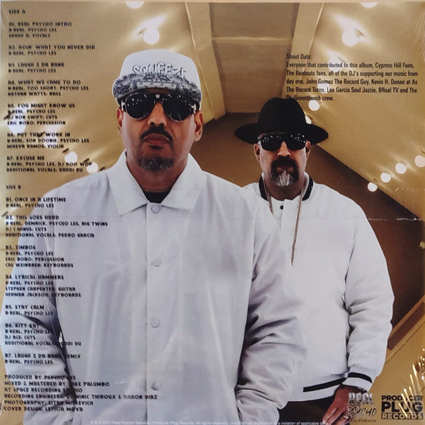 B-Real & Psycho Les : Real Psycho (2xLP, Album, Dlx, Gat)