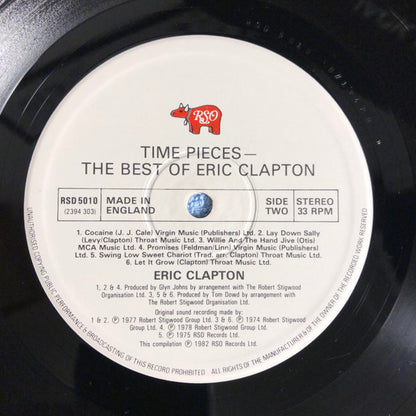 Eric Clapton : Time Pieces (The Best Of Eric Clapton) (LP, Comp)