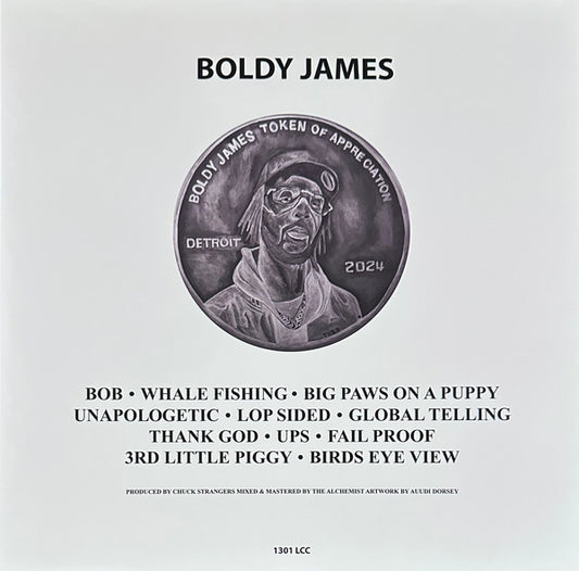 Boldy James & Chuck Strangers : Token Of Appreciation (LP, Album)