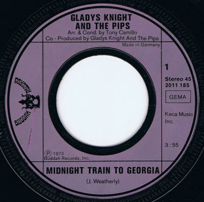 Gladys Knight And The Pips : Midnight Train To Georgia (7", Single)