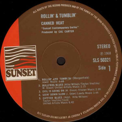 Canned Heat : Rollin' And Tumblin' (LP, Album, RE)