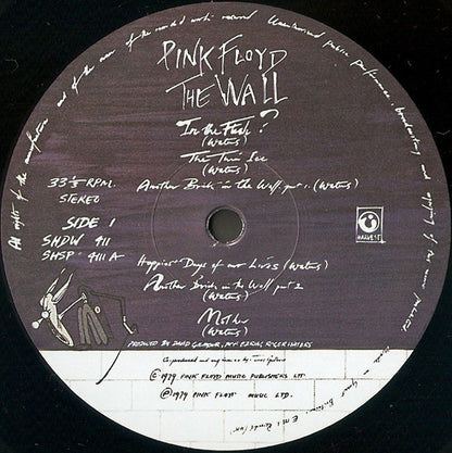 Pink Floyd : The Wall (2xLP, Album, RE, RM, Gat)