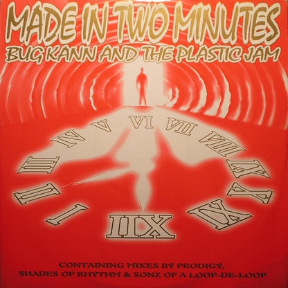 Bug Kann And The Plastic Jam* : Made In Two Minutes (Foul Play / Prodigy / Shades Of Rhythm & Sonz Of A Loop-De-Loop Mixes) (12")