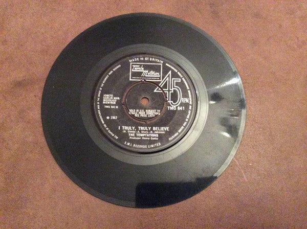 The Temptations : I Wish It Would Rain (7", 4-P)