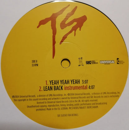 Terror Squad : Lean Back (12")