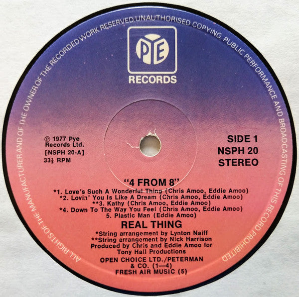 Real Thing* : 4 From 8 (LP, Album)
