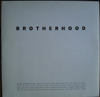 New Order : Brotherhood (LP, Album, MPO)