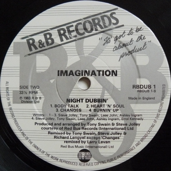 Imagination : Night Dubbing (LP, Album)