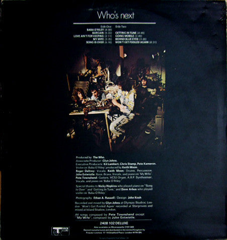 The Who : Who's Next (LP, Album, RE)