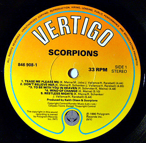 Scorpions : Crazy World (LP, Album)