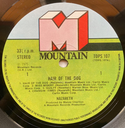Nazareth (2) : Hair Of The Dog (LP, Album, RE)