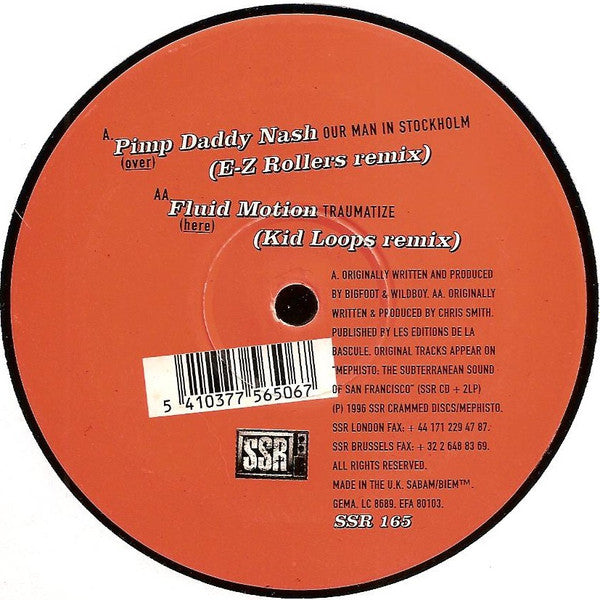 Pimp Daddy Nash / Fluid Motion : Mephisto Remixes #1 (12", EP)