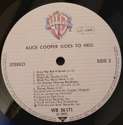 Alice Cooper (2) : Goes To Hell (LP, RE)