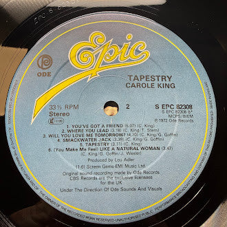 Carole King : Tapestry (LP, Album, RE, Blu)