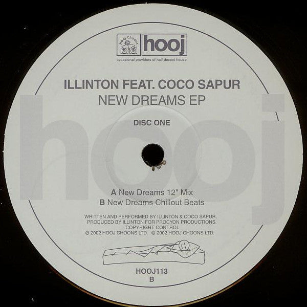 Illinton Feat. Coco Sapur : New Dreams EP (2x12", EP)