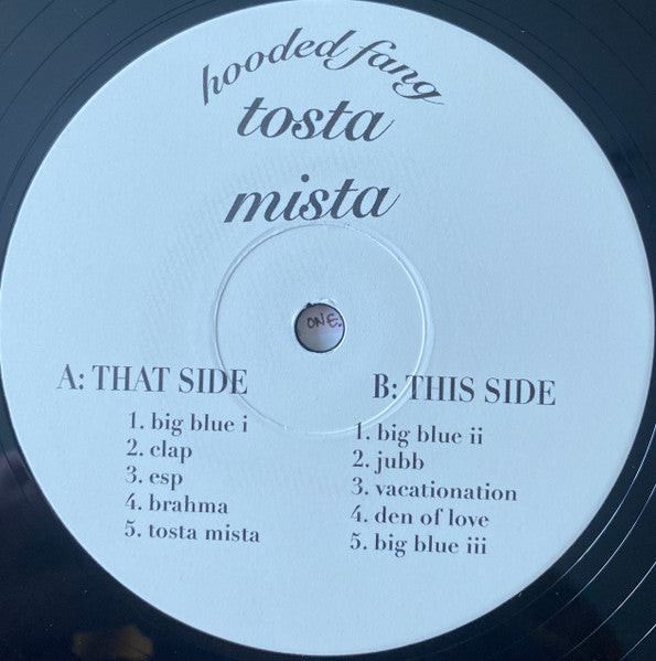 Hooded Fang : Tosta Mista (LP, Album)