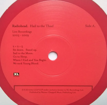 Radiohead : Hail To The Thief (Live Recordings 2003-2009) (LP, Album, Ltd, Red)