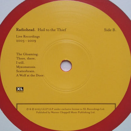 Radiohead : Hail To The Thief (Live Recordings 2003-2009) (LP, Album, Ltd, Red)