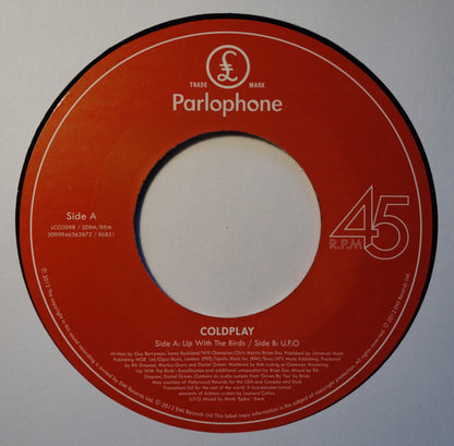 Coldplay : Up With The Birds / U.F.O (7", RSD, Single, Ltd)