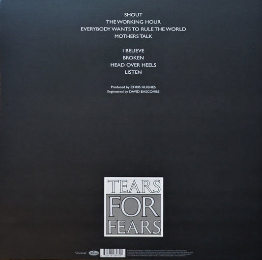 Tears For Fears : Songs From The Big Chair (LP, Album, Ltd, RE, RM, Cok)