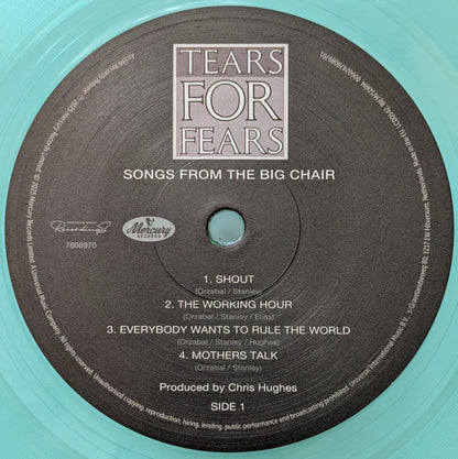 Tears For Fears : Songs From The Big Chair (LP, Album, Ltd, RE, RM, Cok)