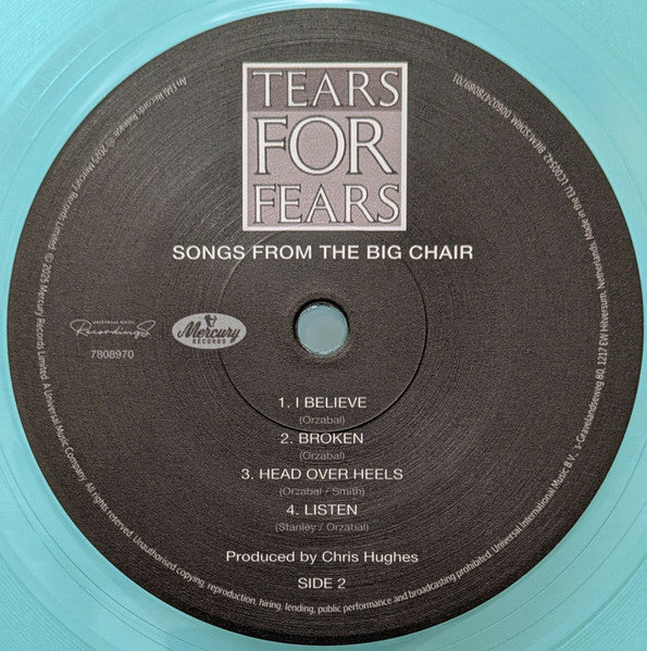 Tears For Fears : Songs From The Big Chair (LP, Album, Ltd, RE, RM, Cok)