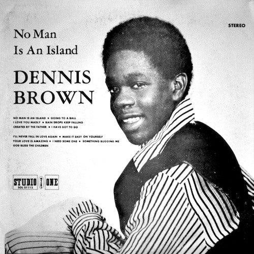 Dennis Brown : No Man Is An Island (LP, Album, RP)