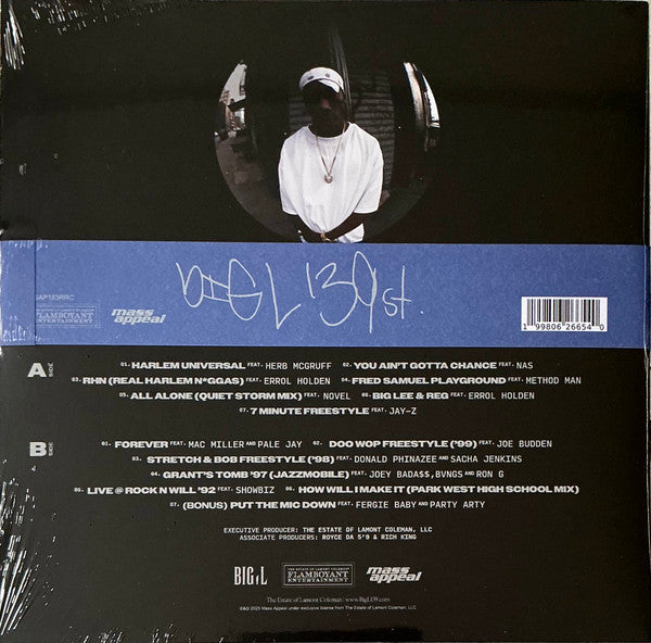 Big L : Harlem's Finest: Return Of The King (LP, Album, Ltd, Blu)