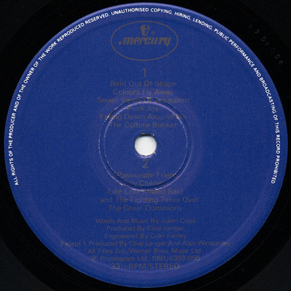 The Teardrop Explodes : Wilder (LP, Album)