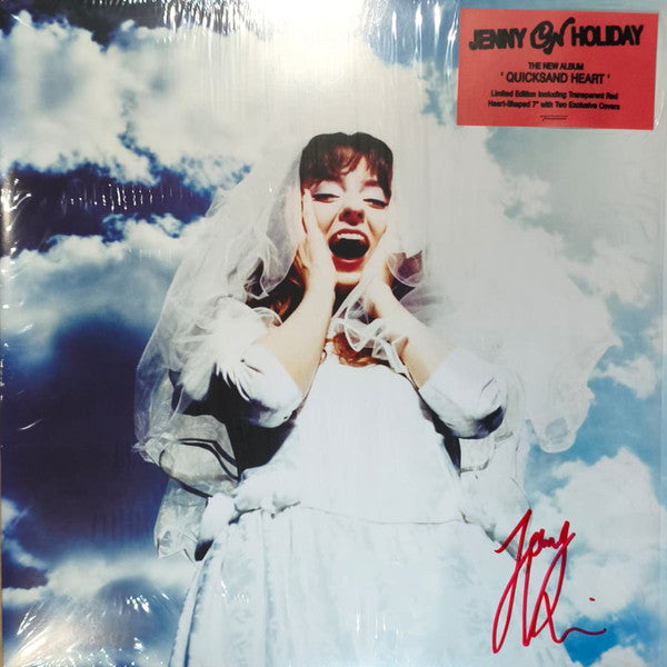 Jenny On Holiday : Quicksand Heart (LP, Album + 7", Shape, Ltd, Hea)