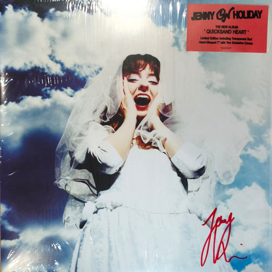 Jenny On Holiday : Quicksand Heart (LP, Album + 7", Shape, Ltd, Hea)