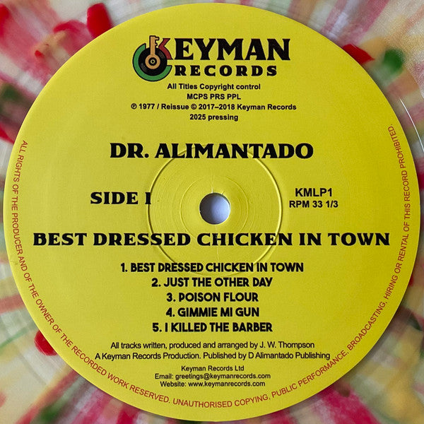 Dr. Alimantado : Best Dressed Chicken In Town (LP, Album, Comp, Ltd, RE, Cle)