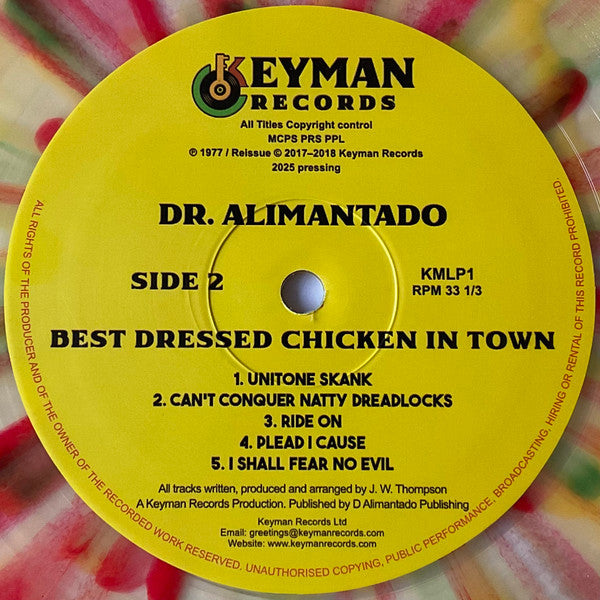Dr. Alimantado : Best Dressed Chicken In Town (LP, Album, Comp, Ltd, RE, Cle)