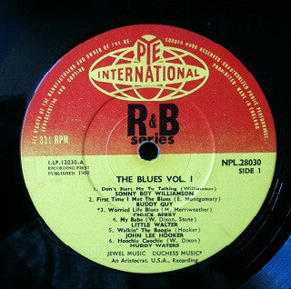 Various : The Blues Volume 1 (LP, Comp, Mono)