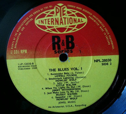 Various : The Blues Volume 1 (LP, Comp, Mono)