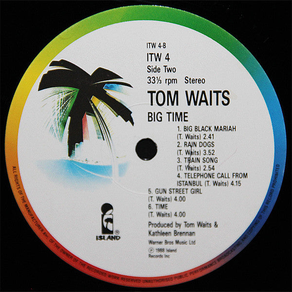 Tom Waits : Big Time (LP, Album)