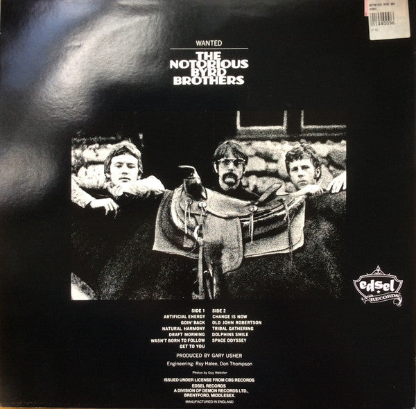 The Byrds : The Notorious Byrd Brothers (LP, Album, RE)