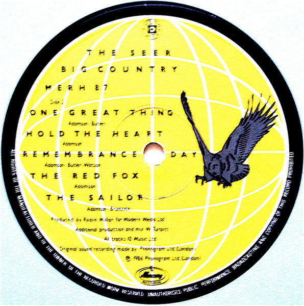 Big Country : The Seer (LP, Album)