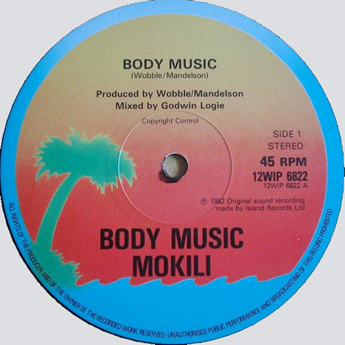 Jah Wobble and Ben Mandelson : Body Music Mokili (12", Single)