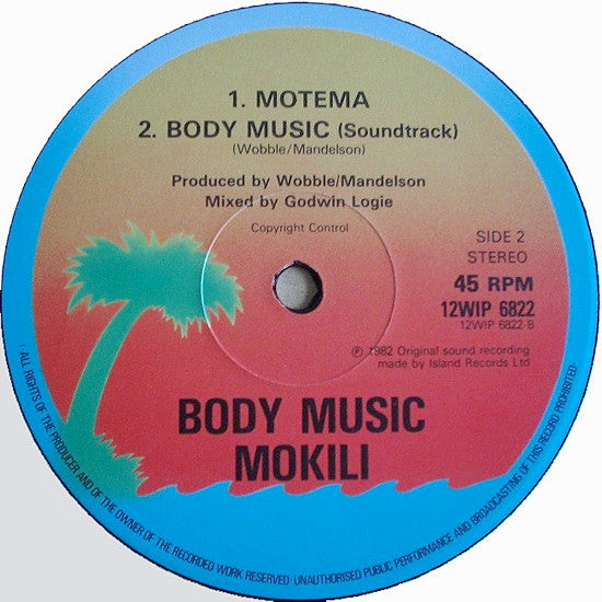 Jah Wobble and Ben Mandelson : Body Music Mokili (12", Single)