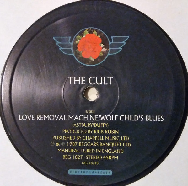 The Cult : Love Removal Machine (12", Single)