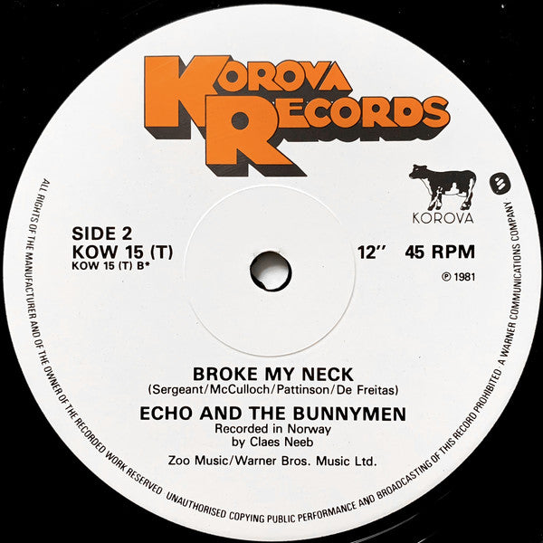 Echo And The Bunnymen* : A Promise (12", Single)