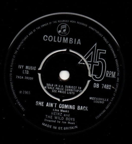 Heinz And The Wild Boys : Digging My Potatoes (7")