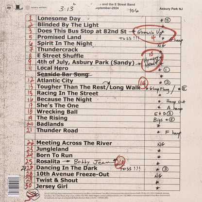 Springsteen & E Street Band* : Live From Asbury Park - 2024 (5xLP, Album, RSD, Ltd)