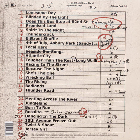 Springsteen & E Street Band* : Live From Asbury Park - 2024 (5xLP, Album, RSD, Ltd)